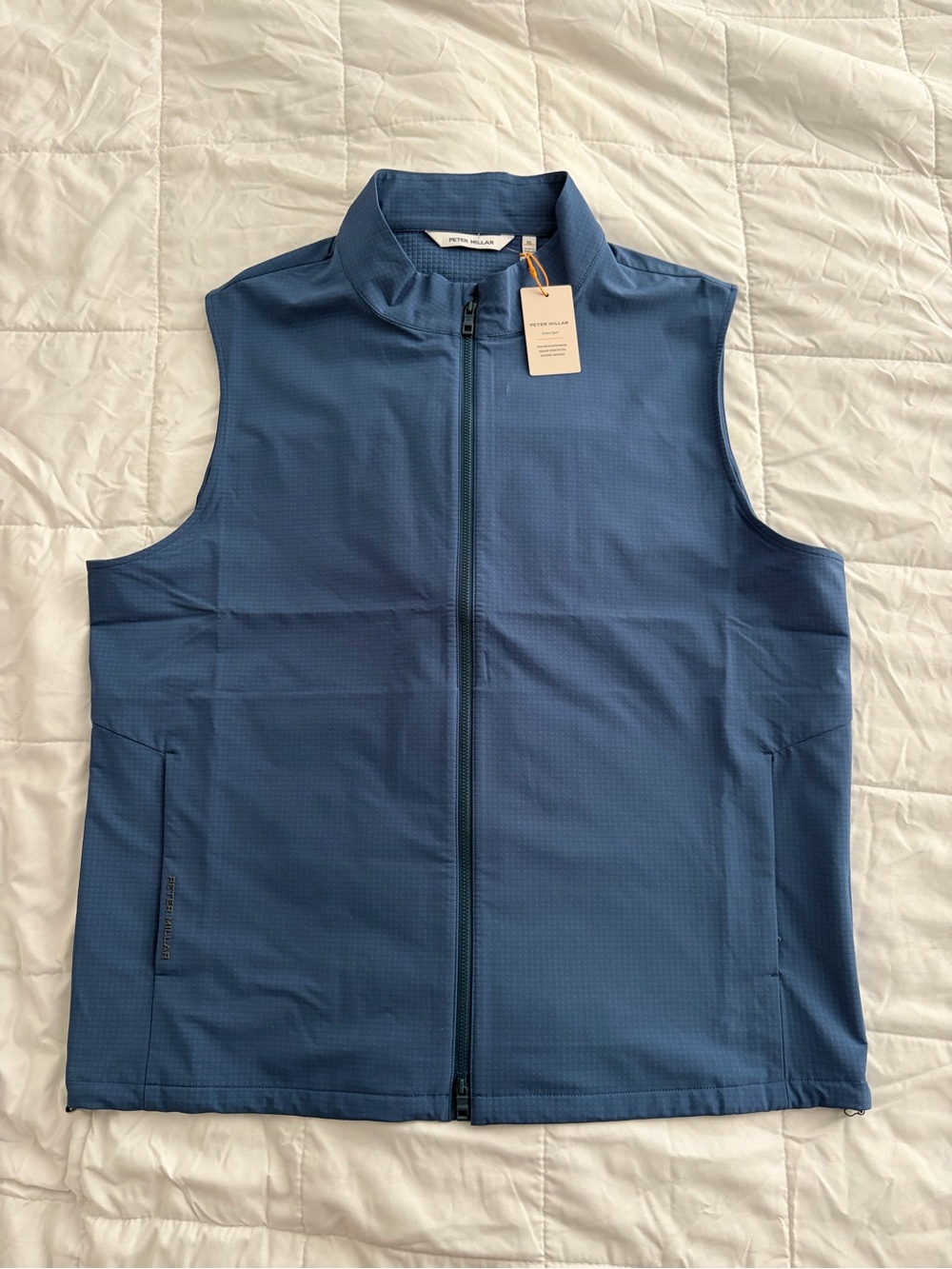 Peter Millar Gust Vest in Blue Haze | Men's sz XL | New with Tags | Golf Casual